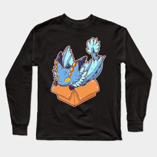 Blue Dragon In A Box Long Sleeve T-Shirt